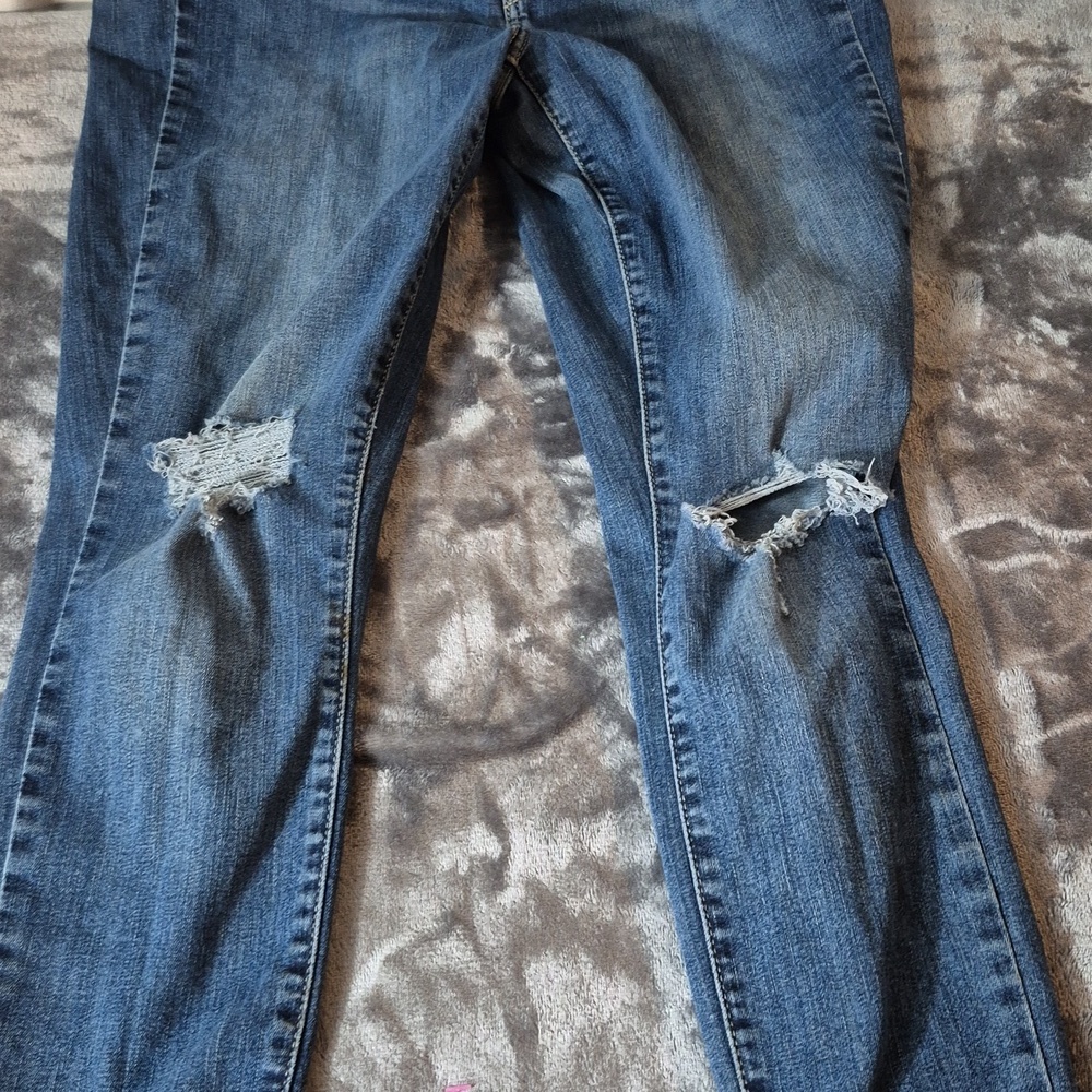 Levi High Rise Super Skinny Denim Jeans - Picture 5 of 7
